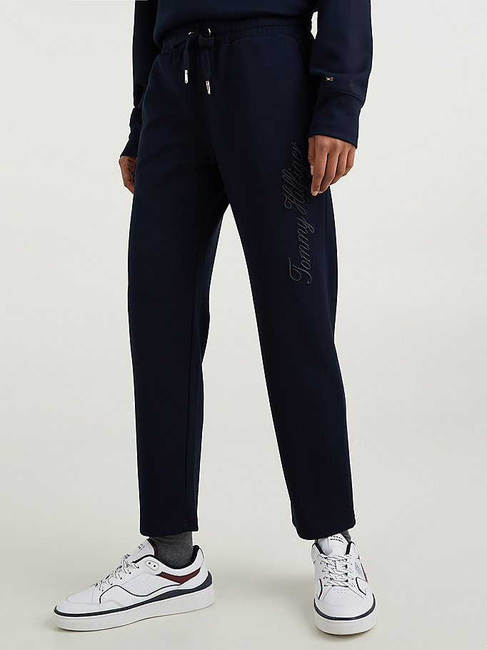 Tapered Fit Ankle Grazer Joggers | BLUE | Tommy Hilfiger