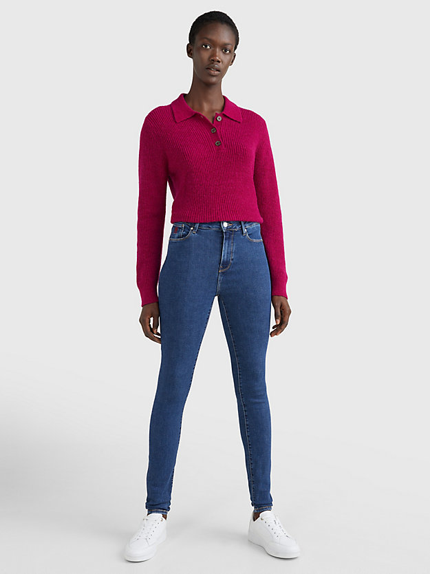 EDEN Harlem high rise superskinny TH Flex jeans voor dames TOMMY HILFIGER