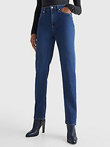 Tommy Hilfiger Hoge taille jeans blauw casual uitstraling Mode Spijkerbroeken Hoge taille jeans 