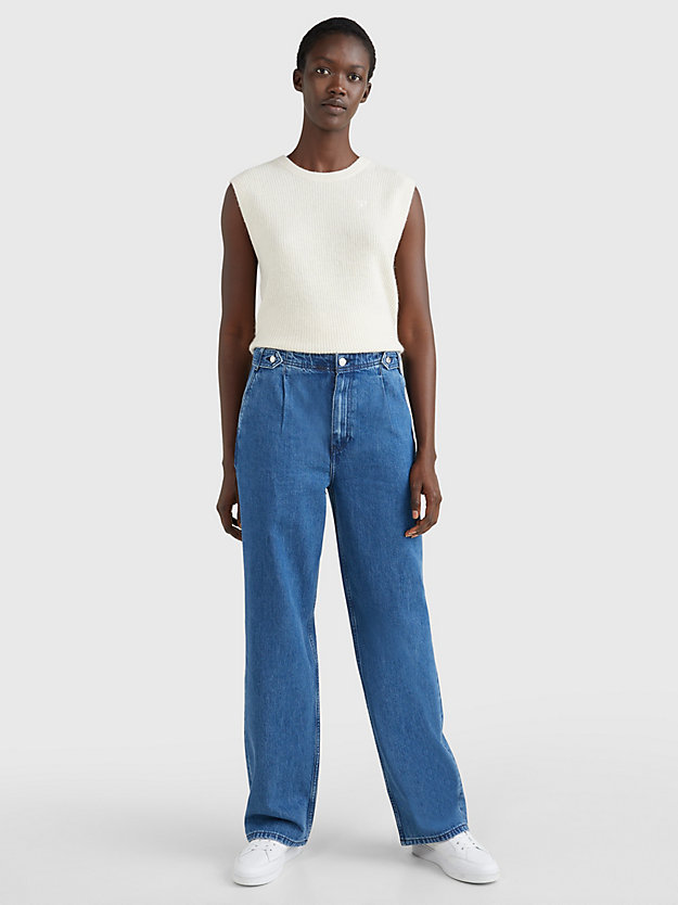 AGI High Rise Relaxed Straight Indigo Jeans for women TOMMY HILFIGER