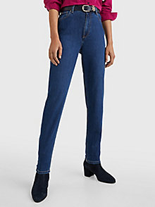 denim gramercy mom high rise tapered jeans for women tommy hilfiger