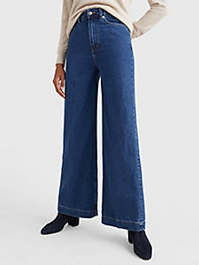 denim eden high rise wide leg jeans for women tommy hilfiger