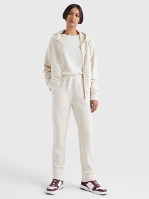 ZipThru Organic Cotton Hoody BEIGE Tommy Hilfiger