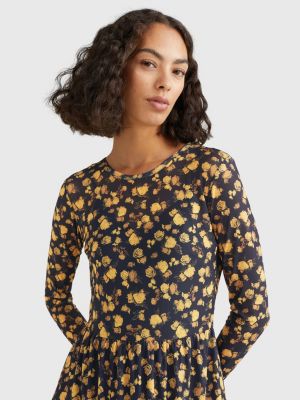 Mesh met bloemenprint | GEEL | Tommy Hilfiger