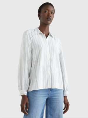 Contratación Red de comunicacion de madera Camisas de Mujer | Blusas de Mujer | Tommy Hilfiger® ES