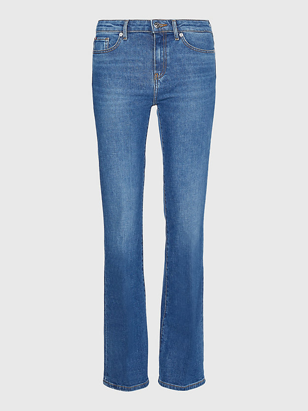Medium rise bootcut jeans met fading | DENIM | Hilfiger