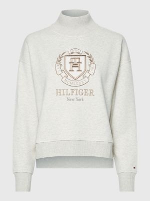 Benadering Bloedbad varkensvlees Relaxed sweatshirt met opstaande hals | BEIGE | Tommy Hilfiger