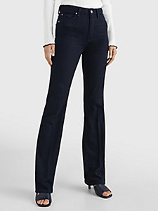 denim high rise bootcut fit jeans for women tommy hilfiger