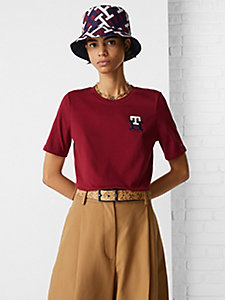 Tommy Hilfiger Boothalsshirt gestreept patroon casual uitstraling Mode Shirts Bootshalsshirts 