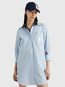 blue tommy x miffy shirt dress for women tommy hilfiger