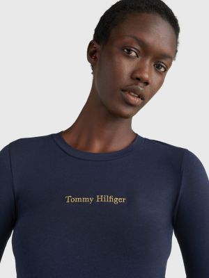 metallic long sleeve shirt
