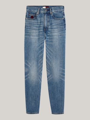 de corte boyfriend con lavado y escudo | | Tommy Hilfiger