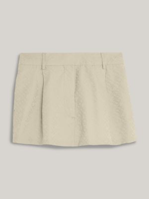 Monogram Jacquard Denim A-Line Skirt - Women - Ready-to-Wear