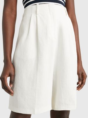 Elevated relaxed fit short op knielengte | WIT | Tommy Hilfiger