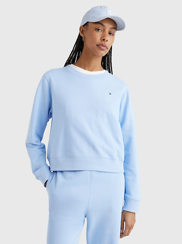 VESSEL BLUE 1985 Collection Organic Cotton Sweatshirt for women TOMMY HILFIGER