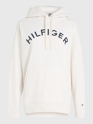 Varsity Embroidery Relaxed Fit Hoody | BEIGE | Tommy Hilfiger