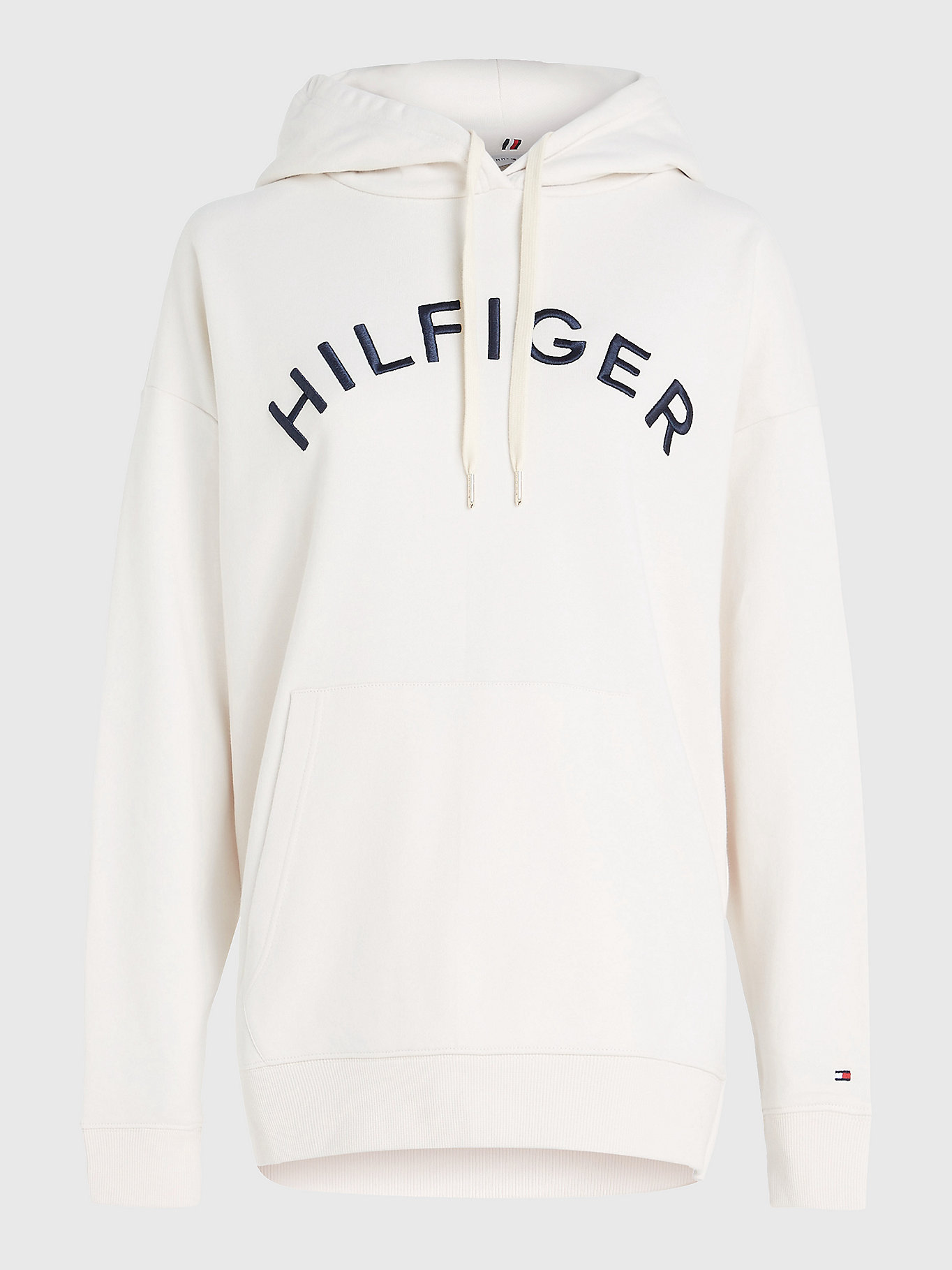 Varsity Embroidery Relaxed Fit Hoody | BEIGE | Tommy Hilfiger