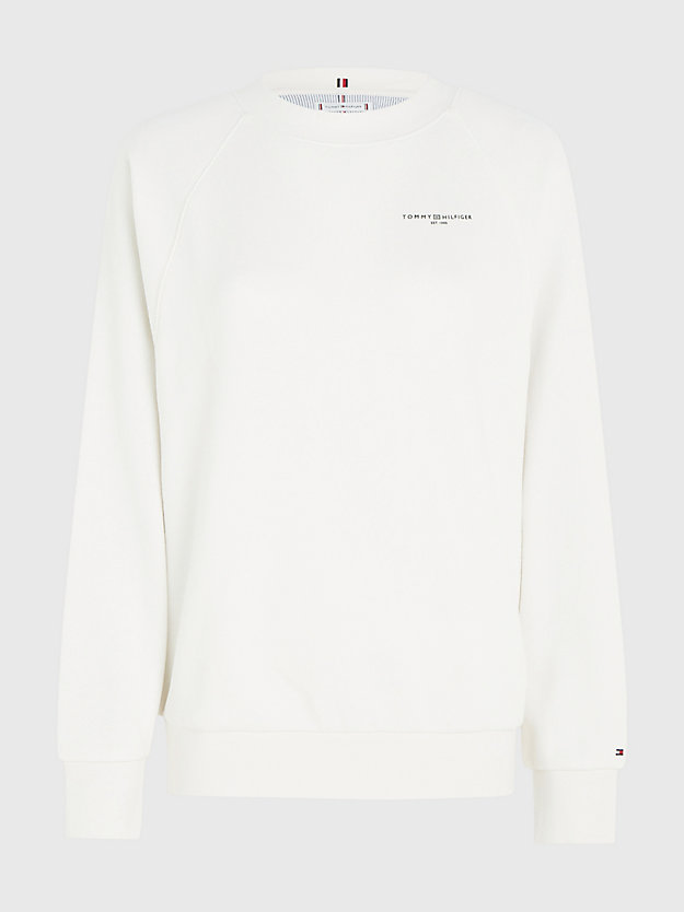 WEATHERED WHITE 1985 Collection Relaxed Fit Sweatshirt for women TOMMY HILFIGER