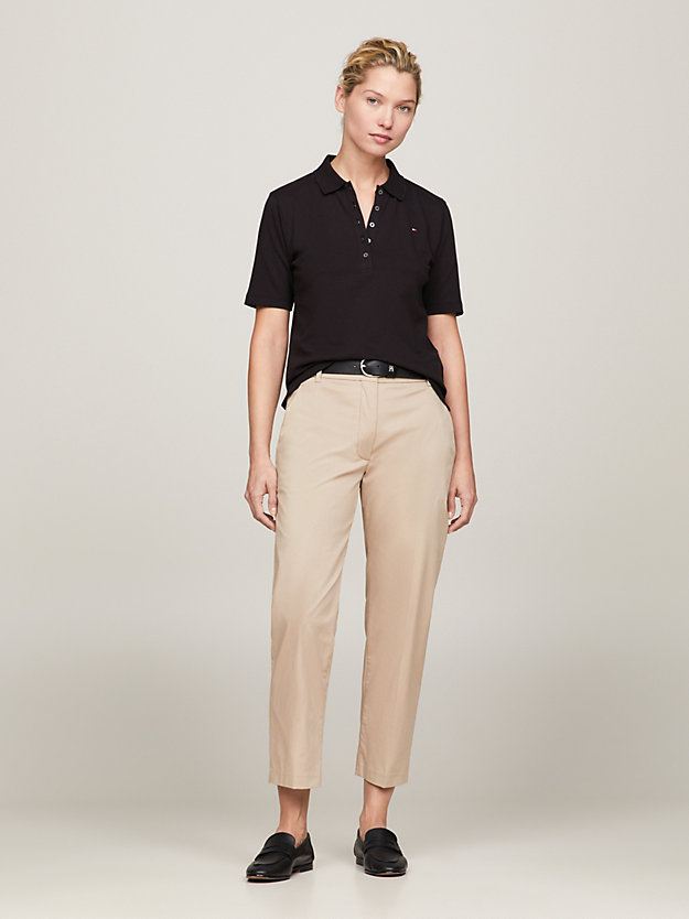 BLACK 1985 Collection Regular Fit Polo for women TOMMY HILFIGER