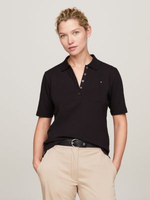 Tommy Hilfiger Heritage Short Sleeve Slim Fit Polo Shirt, Women's