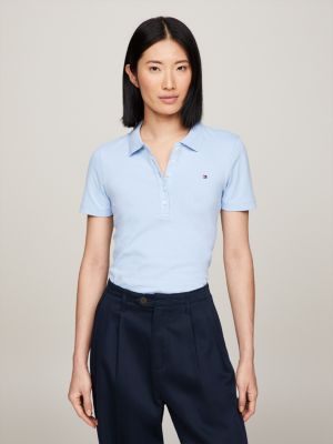 Polo manche longue tommy hilfiger femme hot sale