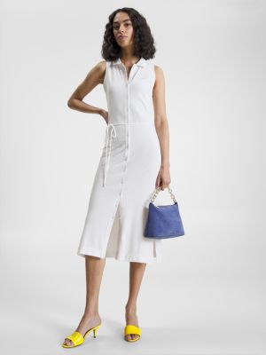 Vestido midi de corte ajustado | BLANCO Tommy Hilfiger