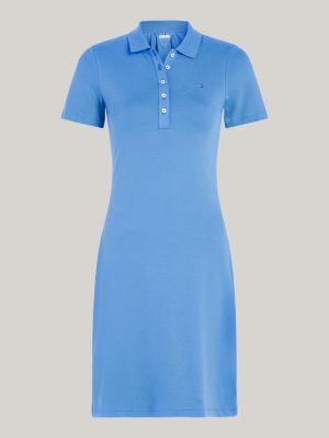 abito polo 1985 collection slim fit blu da donne tommy hilfiger