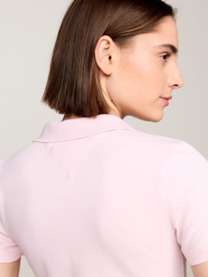 Robe-polo moulante 1985 Collection | Rose | Tommy Hilfiger