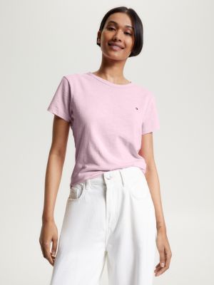 Slim Pink Tommy Hilfiger T-Shirt | | 1985 Fit Collection