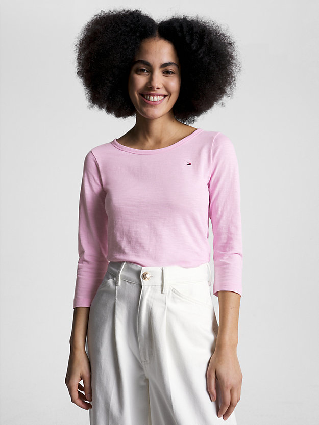 1985 Collection Slim Fit Top | Pink | Tommy Hilfiger