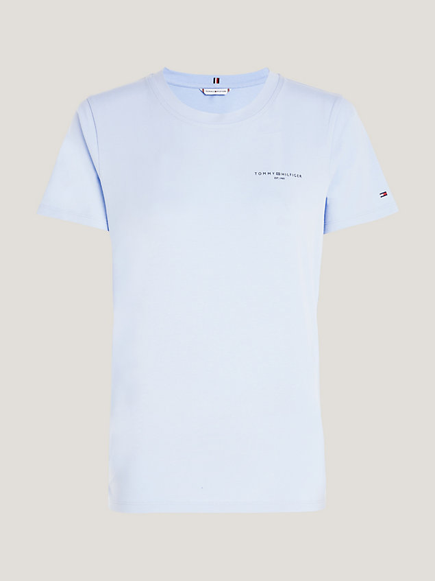 blue 1985 collection rundhals-t-shirt für damen - tommy hilfiger
