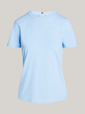 blue 1985 collection logo t-shirt for women tommy hilfiger