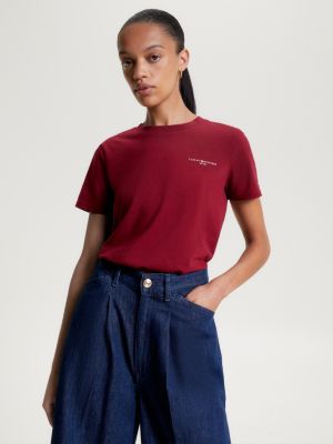 | Tommy Signature Logo | 1985 Red T-Shirt Hilfiger Collection