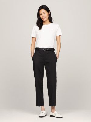 white 1985 collection t-shirt mit logo für damen - tommy hilfiger