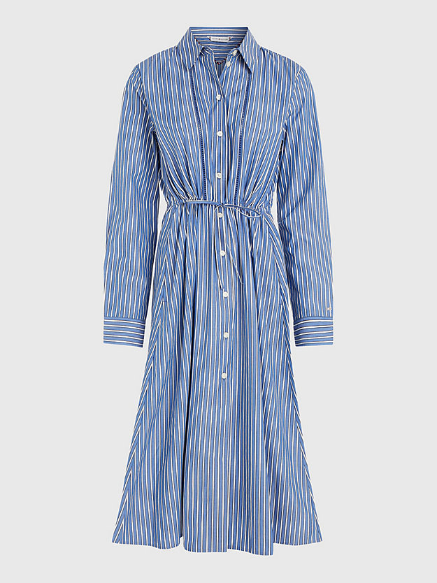 NOLA STP/ DESERT SKY Stripe Midi Shirt Dress for women TOMMY HILFIGER