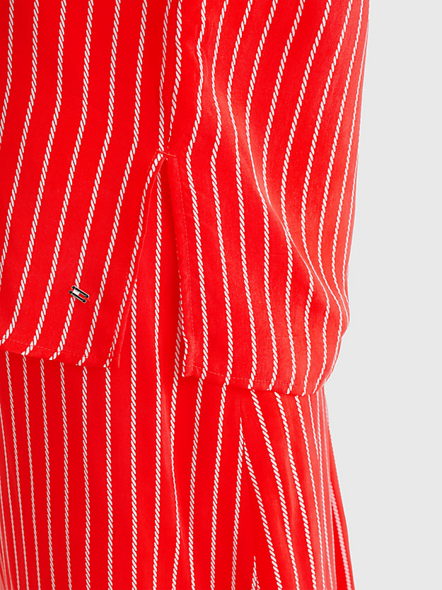 ROPE STP FIREWORKS Stripe Regular Fit Cupro Shirt for women TOMMY HILFIGER