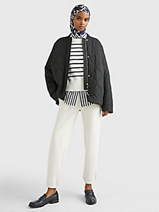 black diamond quilted bomber jacket for women tommy hilfiger