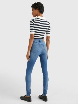 Harlem High Super Skinny TH Flex Jeans | DENIM | Tommy Hilfiger