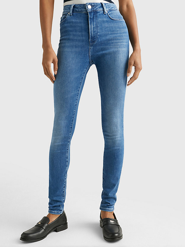 Wantrouwen Willen Renderen Harlem Super Skinny TH Flex Jeans mit hohem Bund | DENIM | Tommy Hilfiger