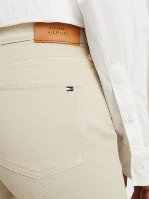 Dakloos Garderobe Ingrijpen Mid Rise Bootcut White Jeans | KHAKI | Tommy Hilfiger