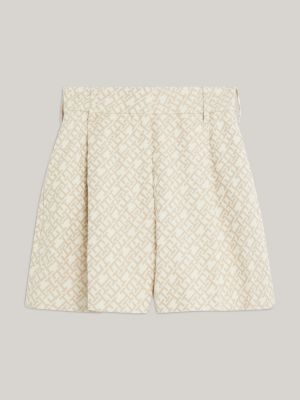 Monogram Jacquard Denim Mini Shorts - Women - Ready-to-Wear