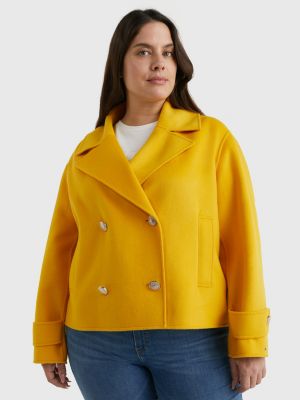 manteau tommy jaune