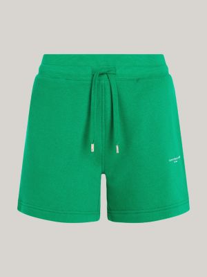 shorts 1985 collection signature relaxed fit verde da donne tommy hilfiger