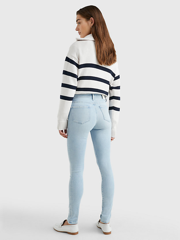 Jeans Como TH Flex skinny fit a vita media sbiaditi LILY da donne TOMMY HILFIGER