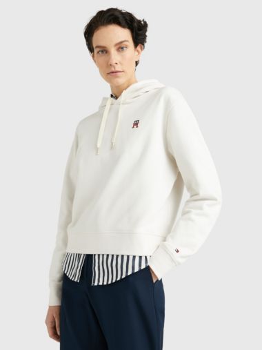 Regular Fit Terry Monogram Hoody
