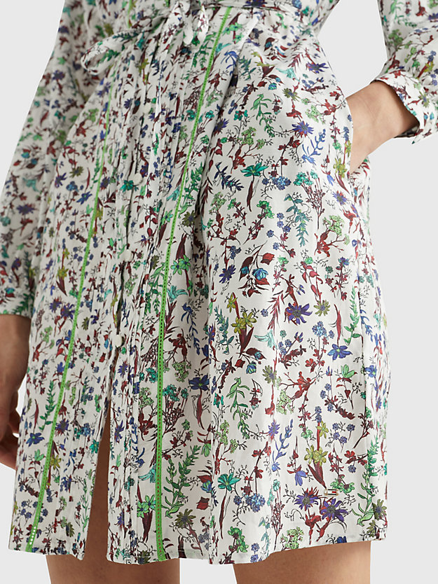 COASTAL FLORAL DITSY/ SPRING LIME Coastal Floral Print Mini Dress for women TOMMY HILFIGER