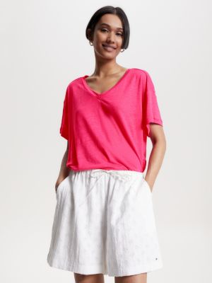 Sparkling linen T-shirt