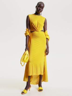 Tommy hilfiger outlet dress yellow