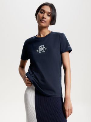 Varsity Logo Jersey T-Shirt | Blue | Tommy Hilfiger