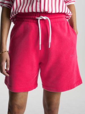 zwaard Ondraaglijk Diploma Relaxed terry short met logo | ROZE | Tommy Hilfiger